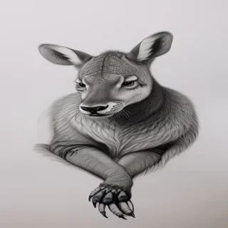 dead animal drawing