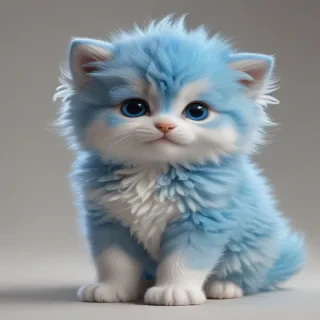 cute blue