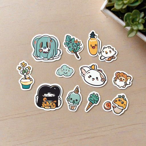 stickers with transparent background