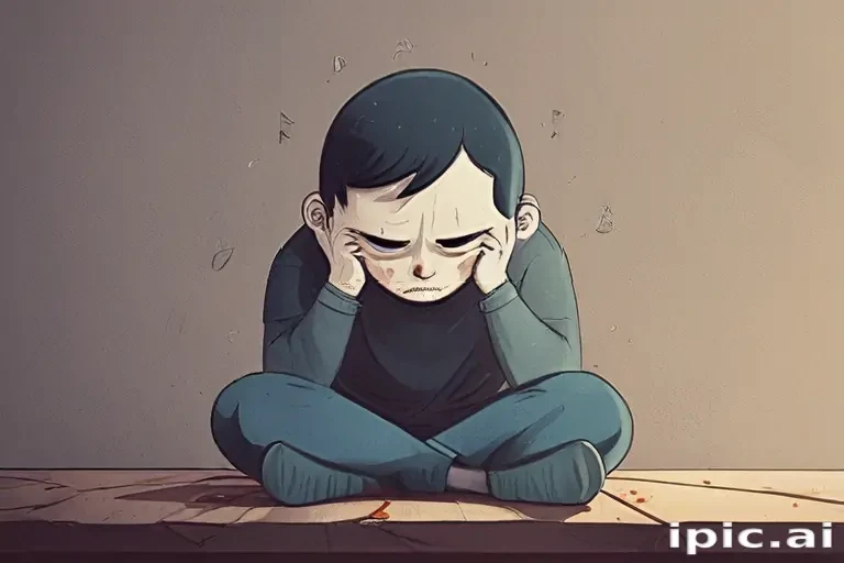 cartoon images of depression