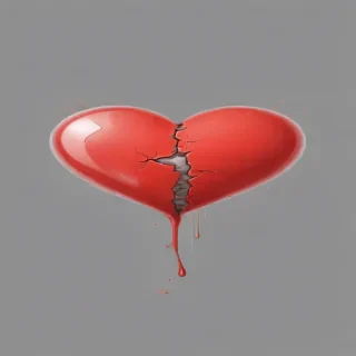 broken heart transparent