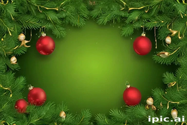 green christmas bg