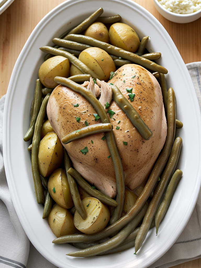 slow cooker chicken green beans potatoes