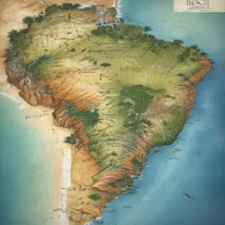 map of brazil