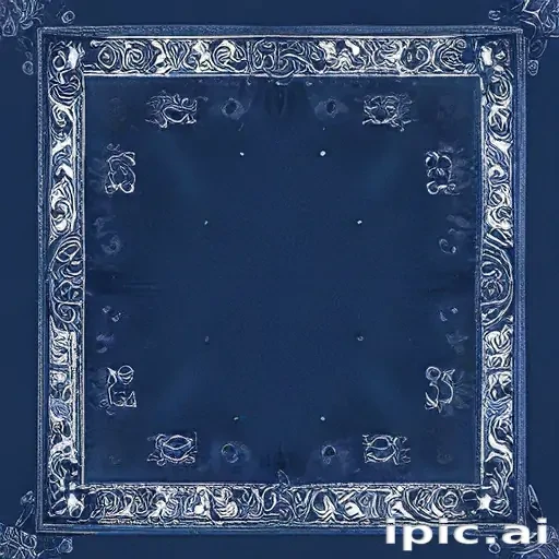 blue bandana background