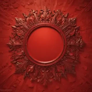 red blank background