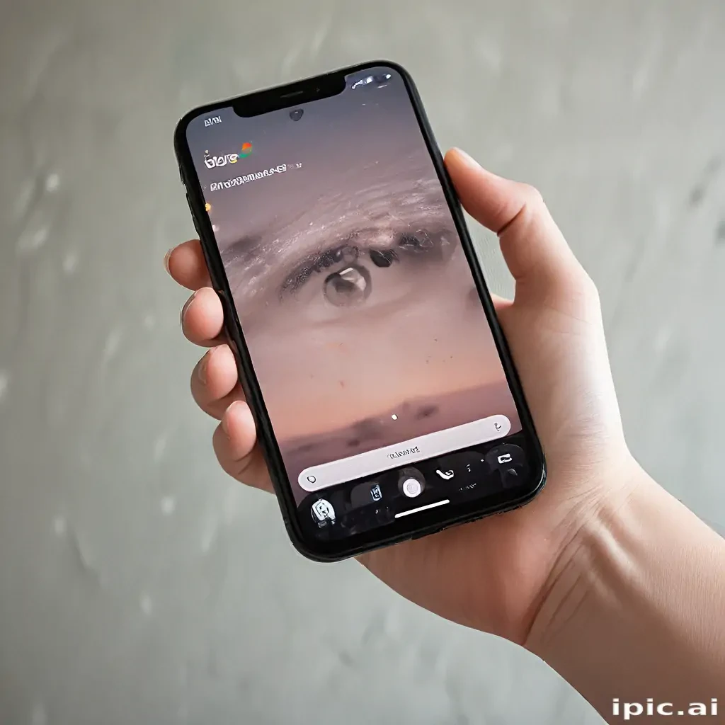 person holding phone