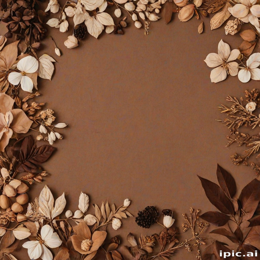 brown aesthetic banner