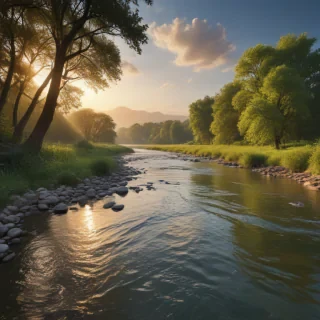 background river