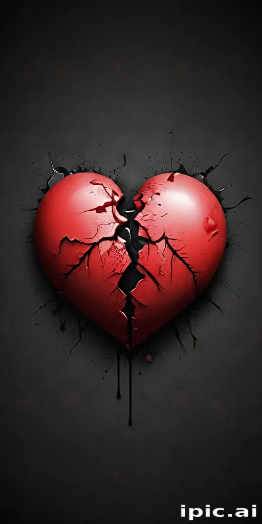 wallpaper broken heart images