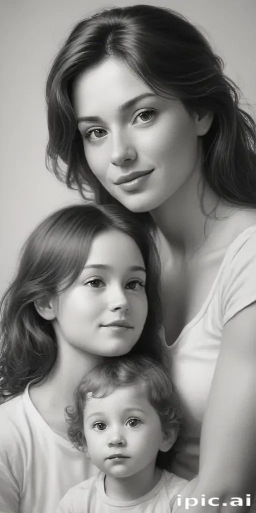 drawings of family