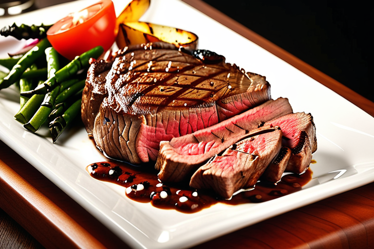 6 oz of sirloin steak