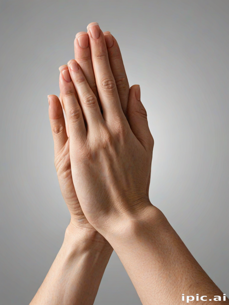 praying hands transparent background