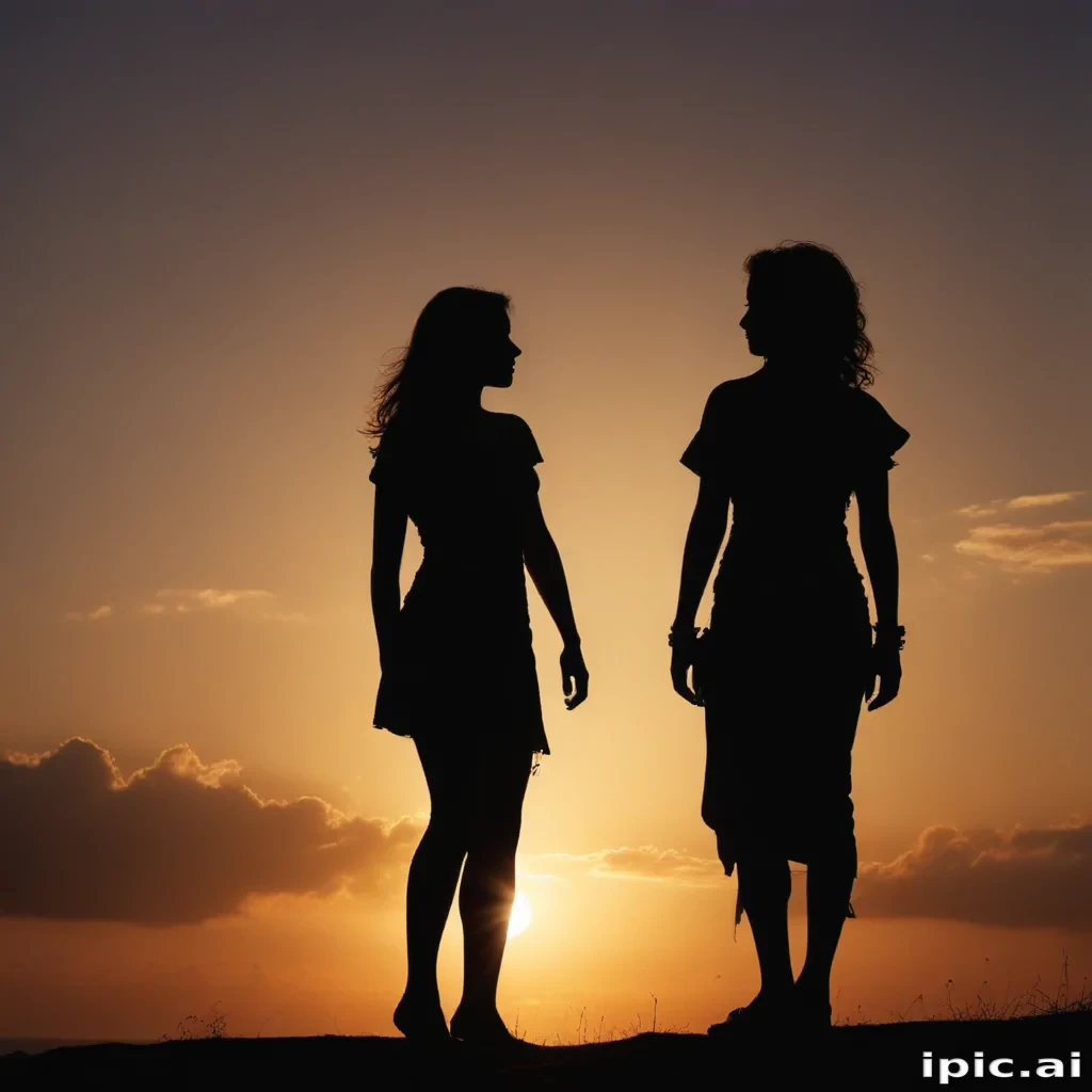 silhouette people png