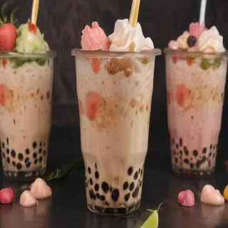 cute boba tea wallpapers