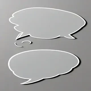speech bubble clip art