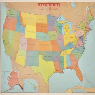 map of the usa states