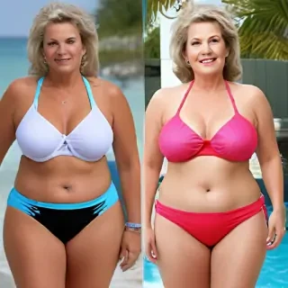bbw granny bikini