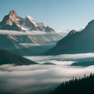 mountains transparent
