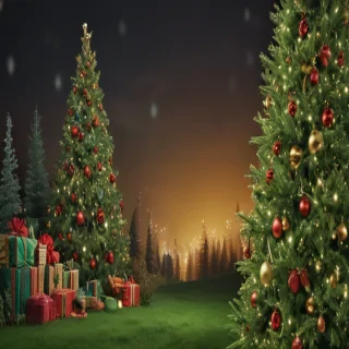 green christmas bg
