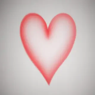 blurred heart