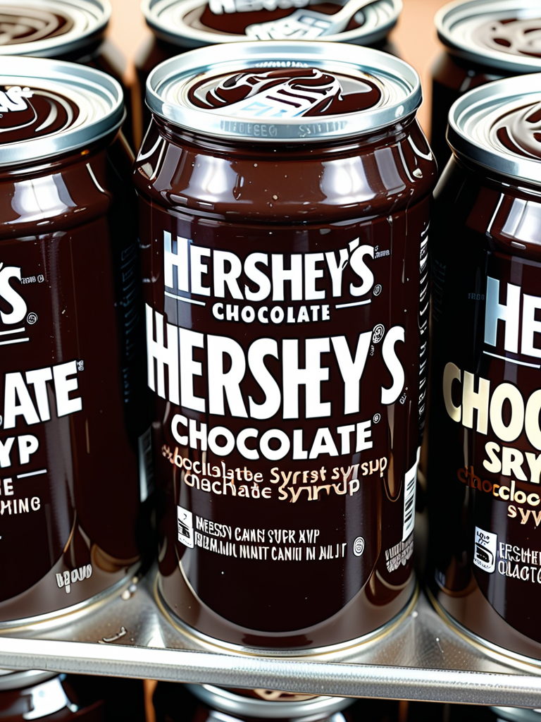 hershey's chocolate syrup in cans