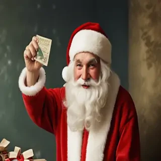 vintage santa images free