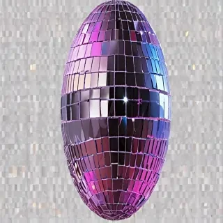 transparent background disco ball png