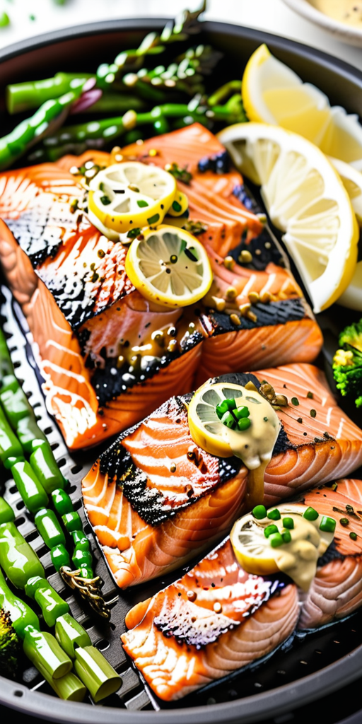 air fryer salmon with dijon mustard