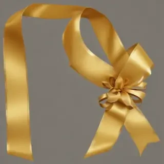 gold ribbon png