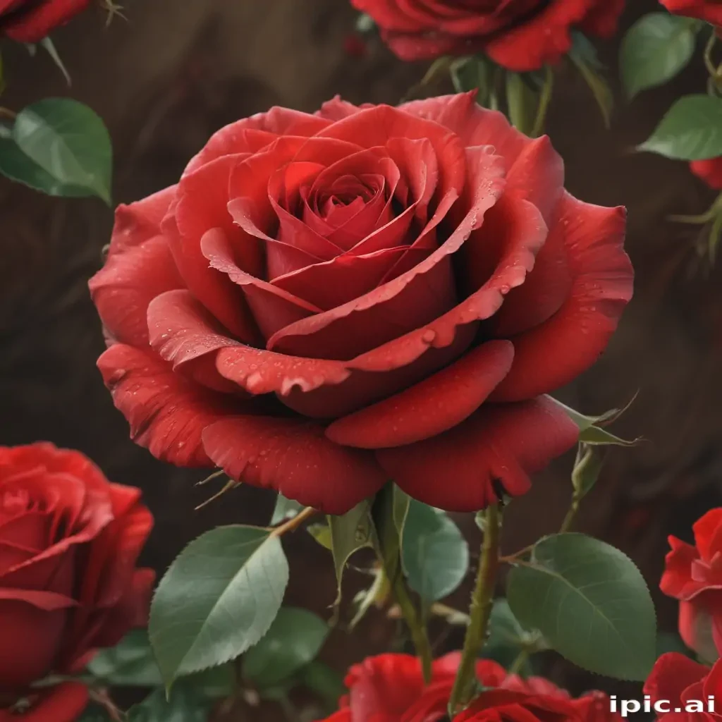 red rose background