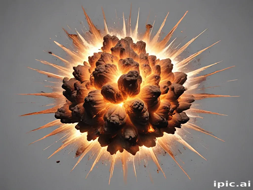 explosion transparent background