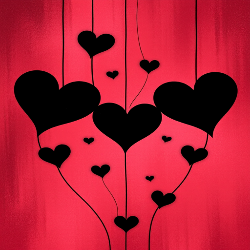 black hearts wallpaper