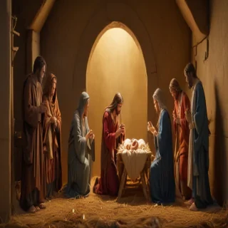 images of the manger scene