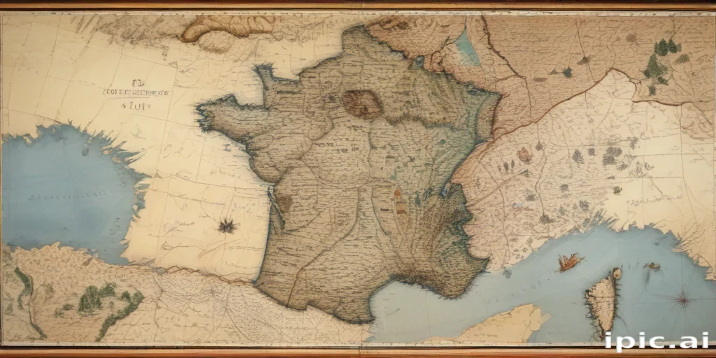 map of france