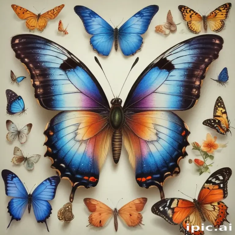 pictures of butterflies to draw