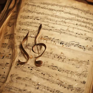 notes music background