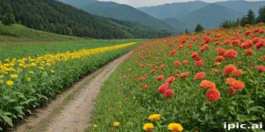 flower line