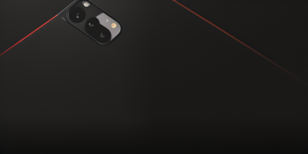 Close-Up View of a Sleek Smartphone with Unique Camera Features