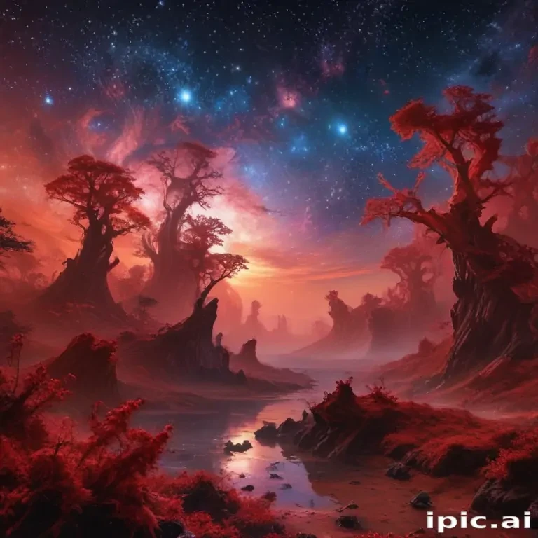 galaxy red wallpaper