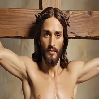 pictures of jesus on a cross