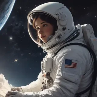 astronaut cartoon