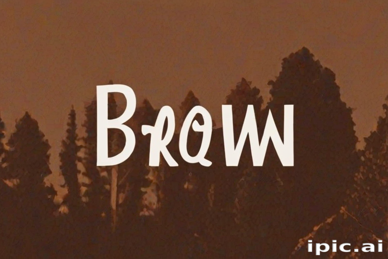 brown aesthetic banner