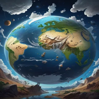 cartoon picture planet earth
