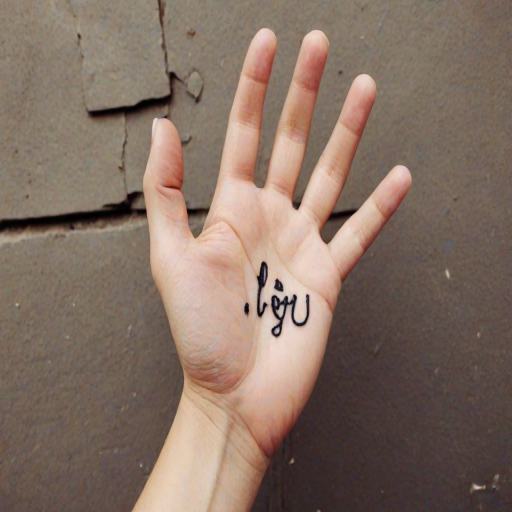 i love you sign language tattoo