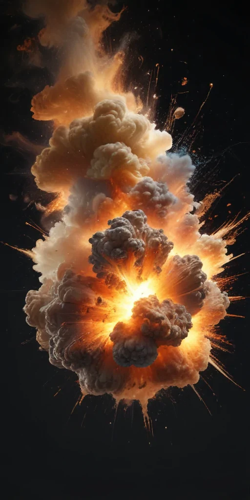 explosion transparent background