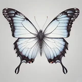 butterfly png outline