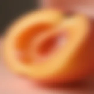 peach background aesthetic