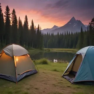 camping background