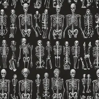 skeleton background